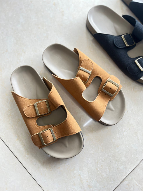 Women Summer Double Strap Sliders